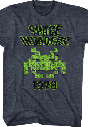 1978 Sketch Space Invaders T-Shirt