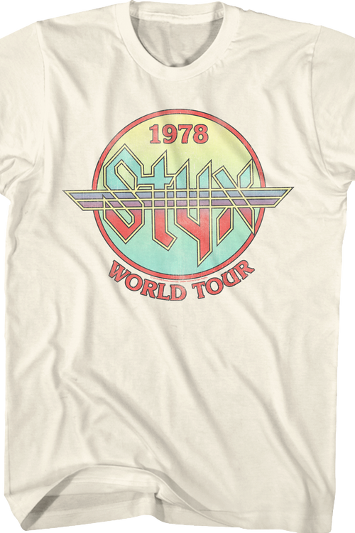 1978 World Tour Styx T-Shirt - main product image