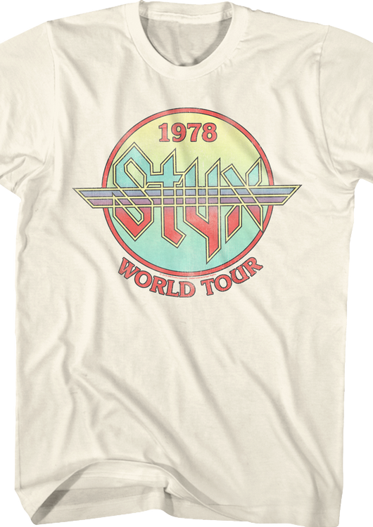 1978 World Tour Styx T-Shirt - main product image