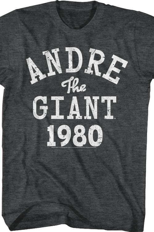 1980 Andre The Giant T-Shirtmain product image