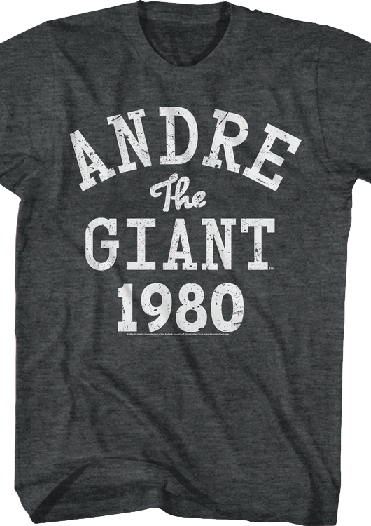 1980 Andre The Giant T-Shirt - main product image