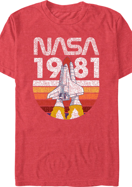 1981 Columbia Launch NASA T-Shirt - main product image