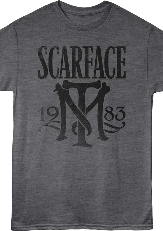 1983 Tony Montana Logo Scarface T-Shirt - main product image