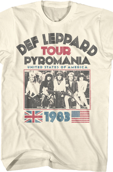 1983 Tour Def Leppard T-Shirt