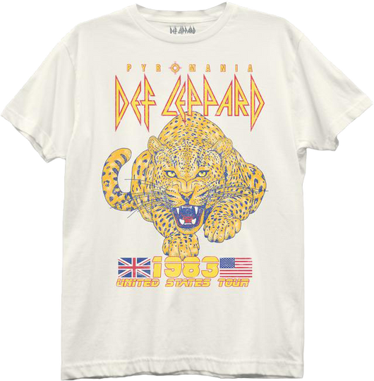 1983 United States Tour Def Leppard T-Shirt - main product image