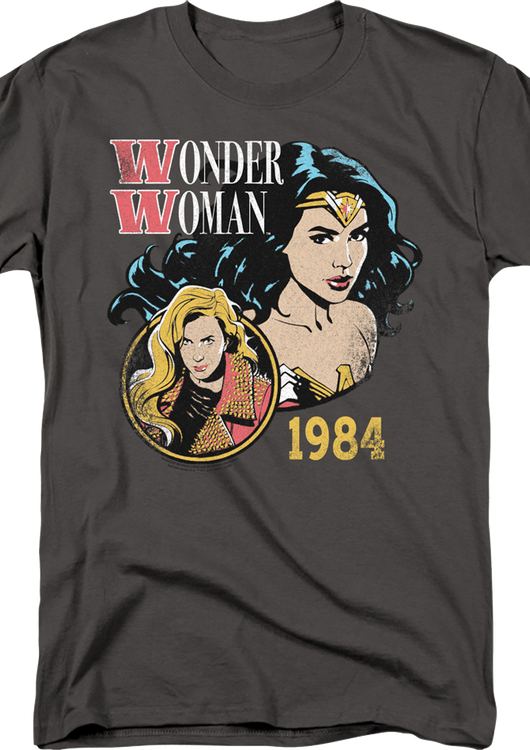 1984 Collage Wonder Woman T-Shirt - main product image