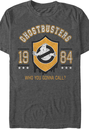 1984 Collegiate Shield Ghostbusters T-Shirt