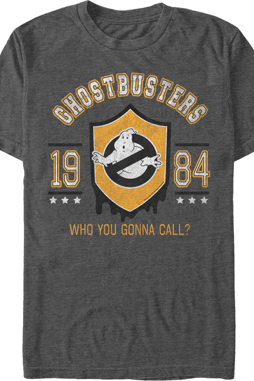 1984 Collegiate Shield Ghostbusters T-Shirtmain product image