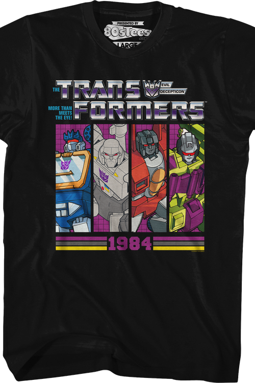 1984 Decepticons Transformers T-Shirtmain product image