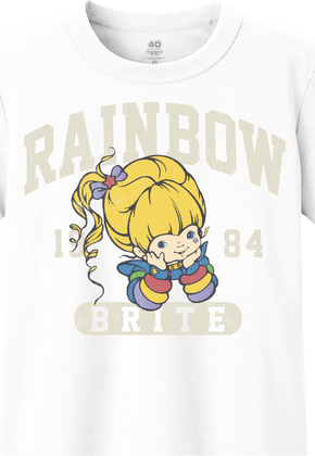 1984 Rainbow Brite Crop Top