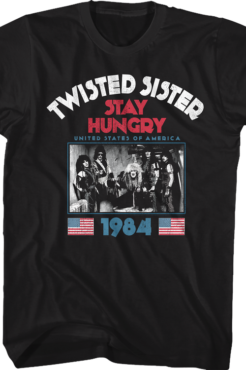 1984 Stay Hungry Tour Twisted Sister T-Shirtmain product image