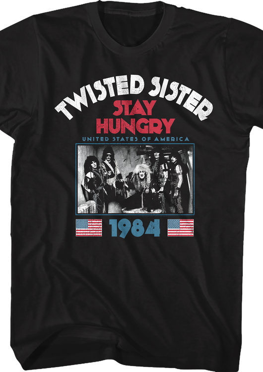 1984 Stay Hungry Tour Twisted Sister T-Shirt - main product image
