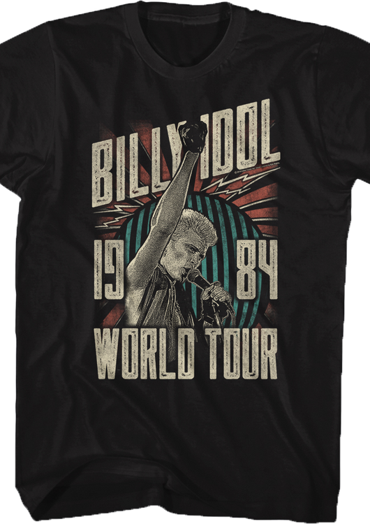 1984 World Tour Billy Idol T-Shirt - main product image