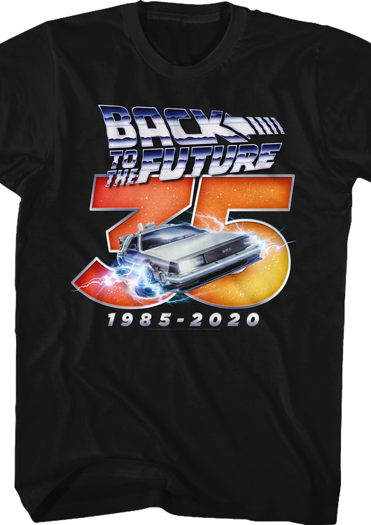 1985-2020 35th Anniversary Back To The Future T-Shirt - main product image