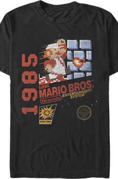 1985 Cartridge Art Super Mario Bros. T-Shirt