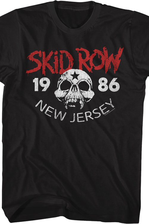 1986 Skull Skid Row T-Shirtmain product image