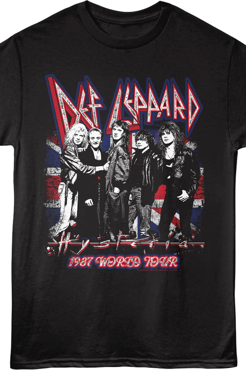 1987 Hysteria World Tour Def Leppard T-Shirtmain product image
