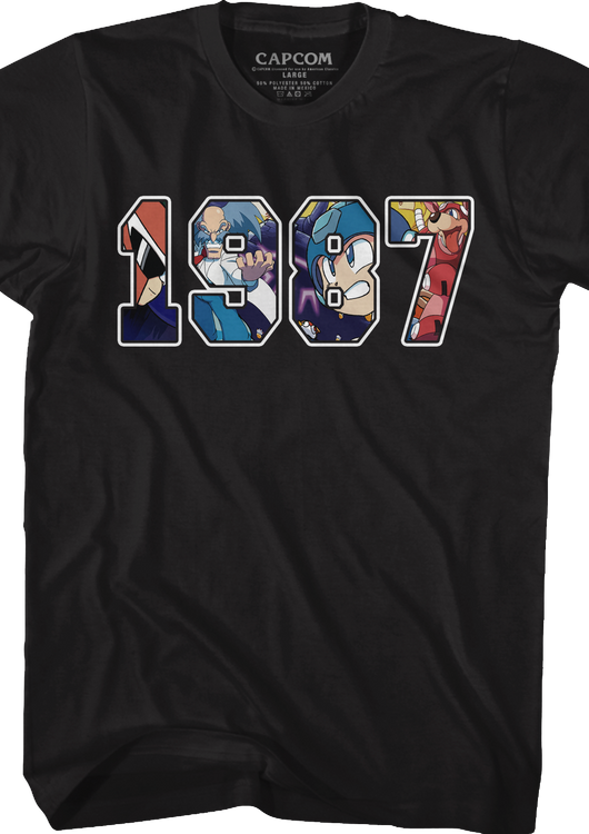 1987 Mega Man T-Shirt - main product image