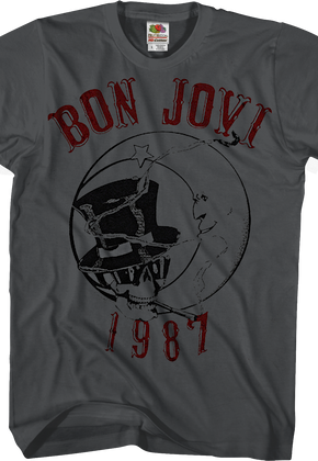1987 Skull and Moon Bon Jovi T-Shirt
