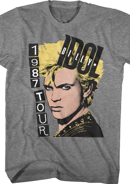 1987 Tour Billy Idol T-Shirt - main product image