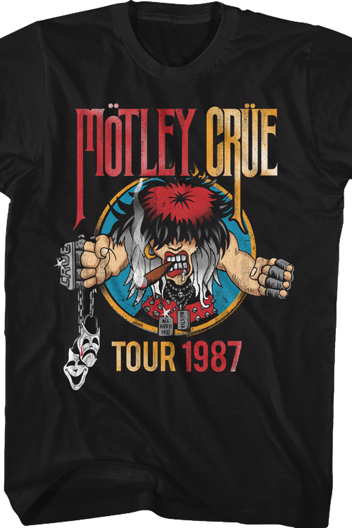 1987 Tour Motley Crue T-Shirt - main product image