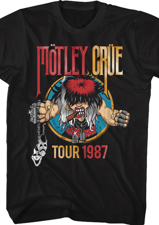 1987 Tour Motley Crue T-Shirt - main product image