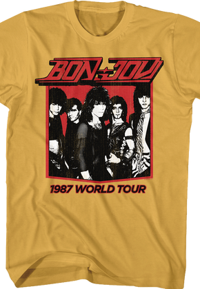1987 World Tour Bon Jovi T-Shirt