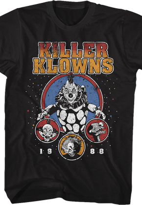 1988 Collage Killer Klowns From Outer Space T-Shirt