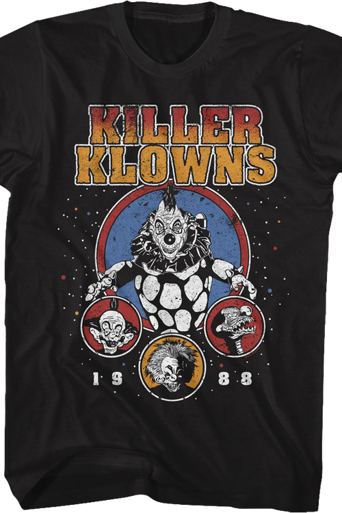 1988 Collage Killer Klowns From Outer Space T-Shirtmain product image