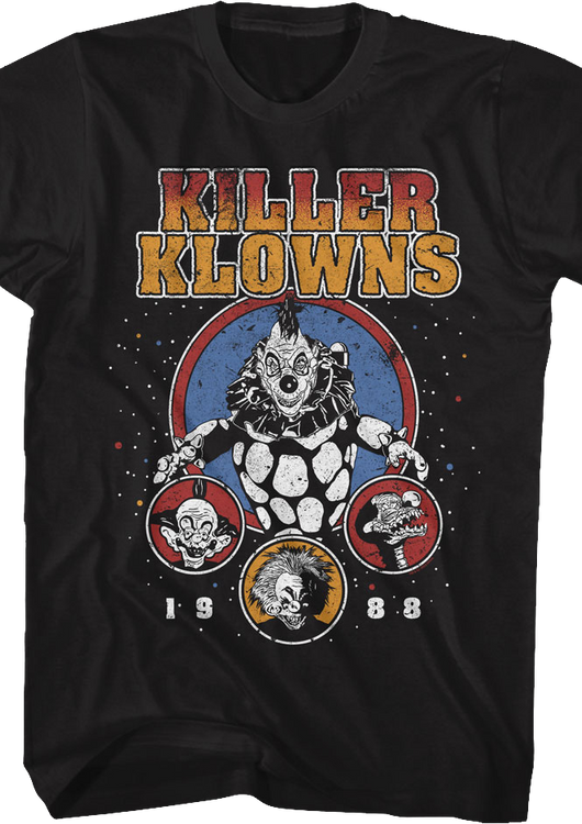 1988 Collage Killer Klowns From Outer Space T-Shirt - main product image