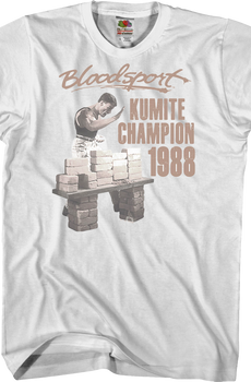 1988 Kumite Champion Bloodsport T-Shirt