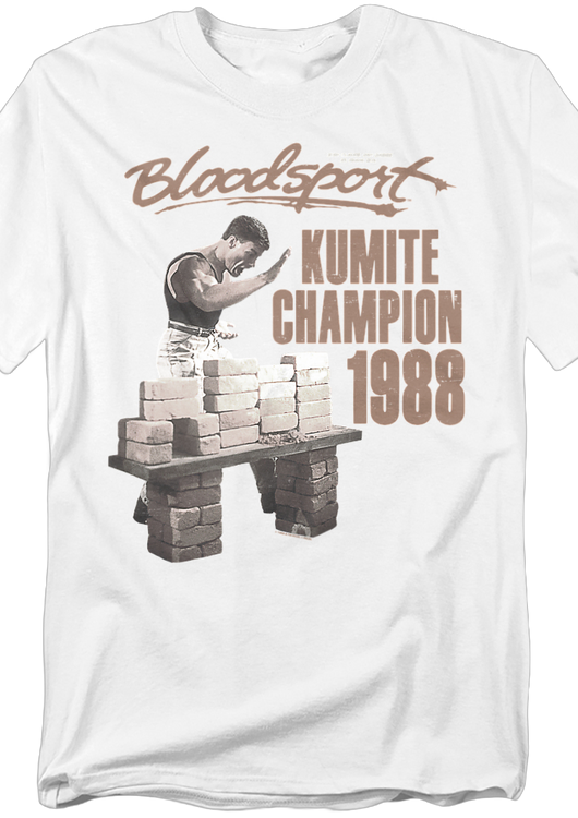 1988 Kumite Champion Bloodsport T-Shirt - main product image