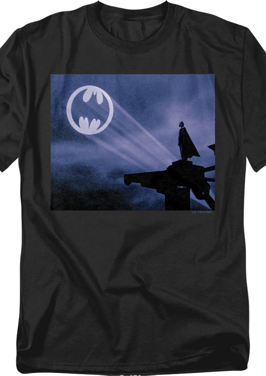 1989 Bat Signal Batman T-Shirt - main product image