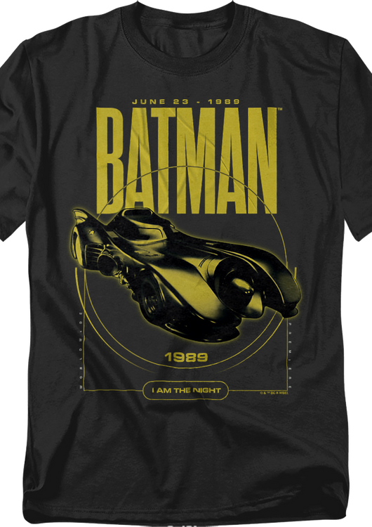 1989 I Am The Night Batman T-Shirt - main product image