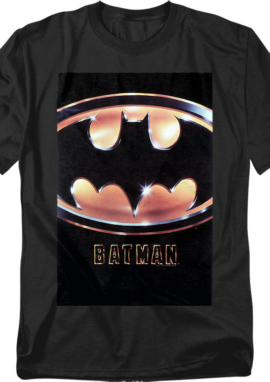 1989 Movie Poster Batman T-Shirt - main product image