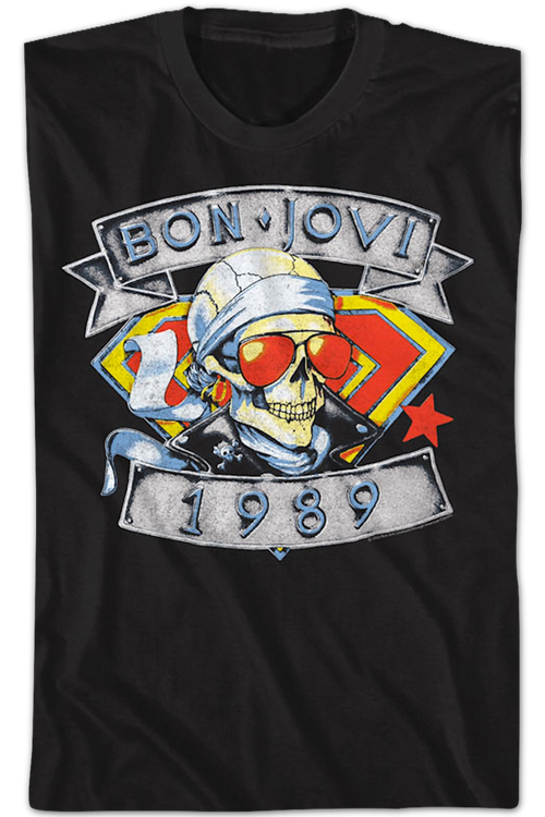 1989 Skull Bon Jovi T-Shirtmain product image