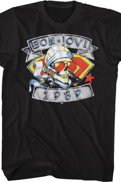 1989 Skull Bon Jovi T-Shirtmain product image