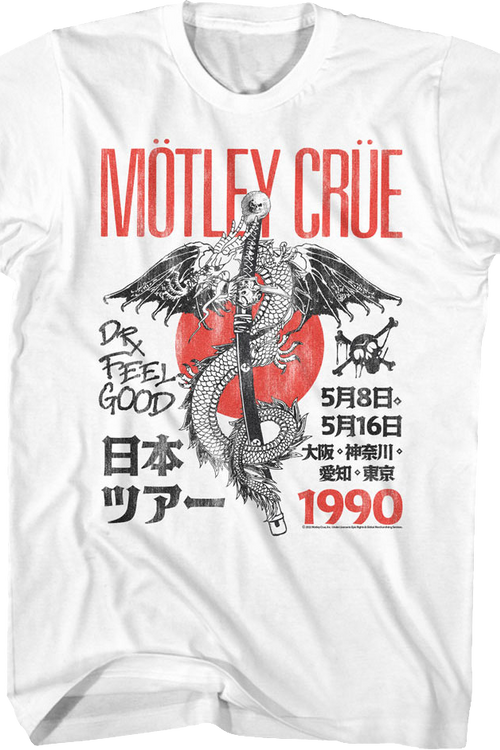 1990 Dr. Feelgood Tour Motley Crue T-Shirt - main product image