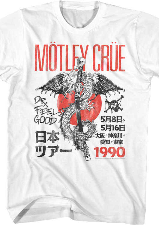 1990 Dr. Feelgood Tour Motley Crue T-Shirt - main product image