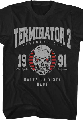 1991 Collegiate Logo Terminator 2 Judgment Day T-Shirt