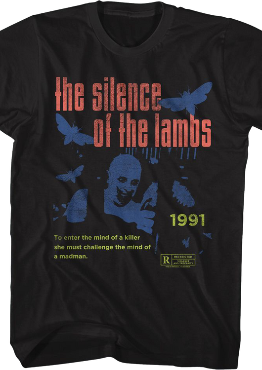 1991 Poster Silence Of The Lambs T-Shirt - main product image