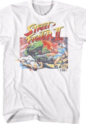 1991 Poster Street Fighter T-Shirt