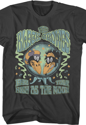 1992 High As The Moon Tour Black Crowes T-Shirt