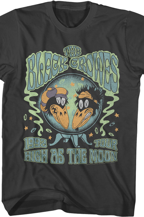 1992 High As The Moon Tour Black Crowes T-Shirtmain product image