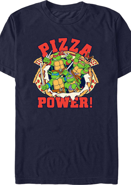 Pizza Power Teenage Mutant Ninja Turtles T-Shirt - main product image