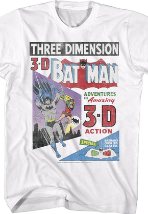 3-D Batman Cover DC Comics T-Shirt