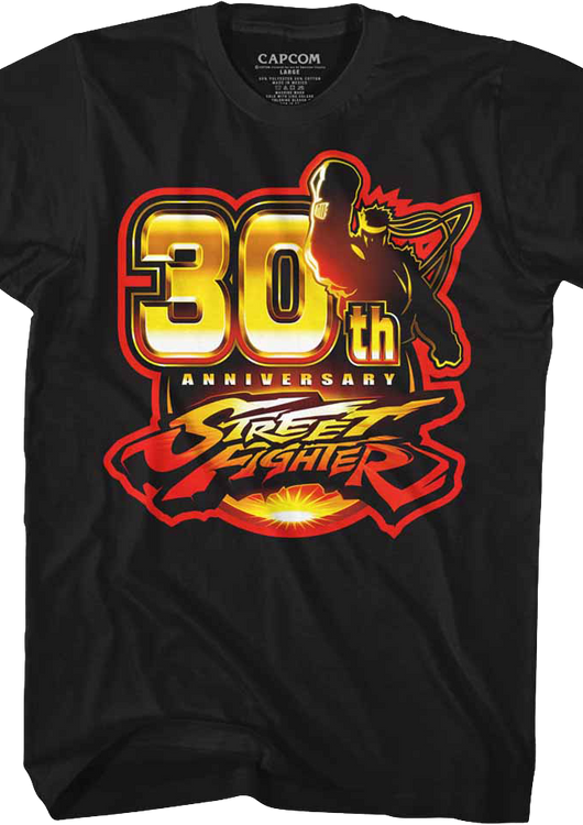 30th Anniversary Street Fighter T-Shirt - main product image