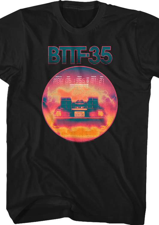 35th Anniversary Back To The Future T-Shirt - main product image