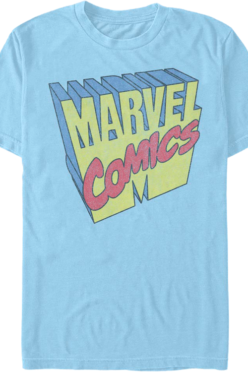 3D Logo Marvel Comics T-Shirt - main product image