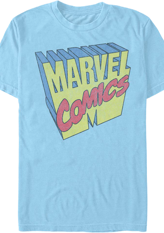 3D Logo Marvel Comics T-Shirt - main product image